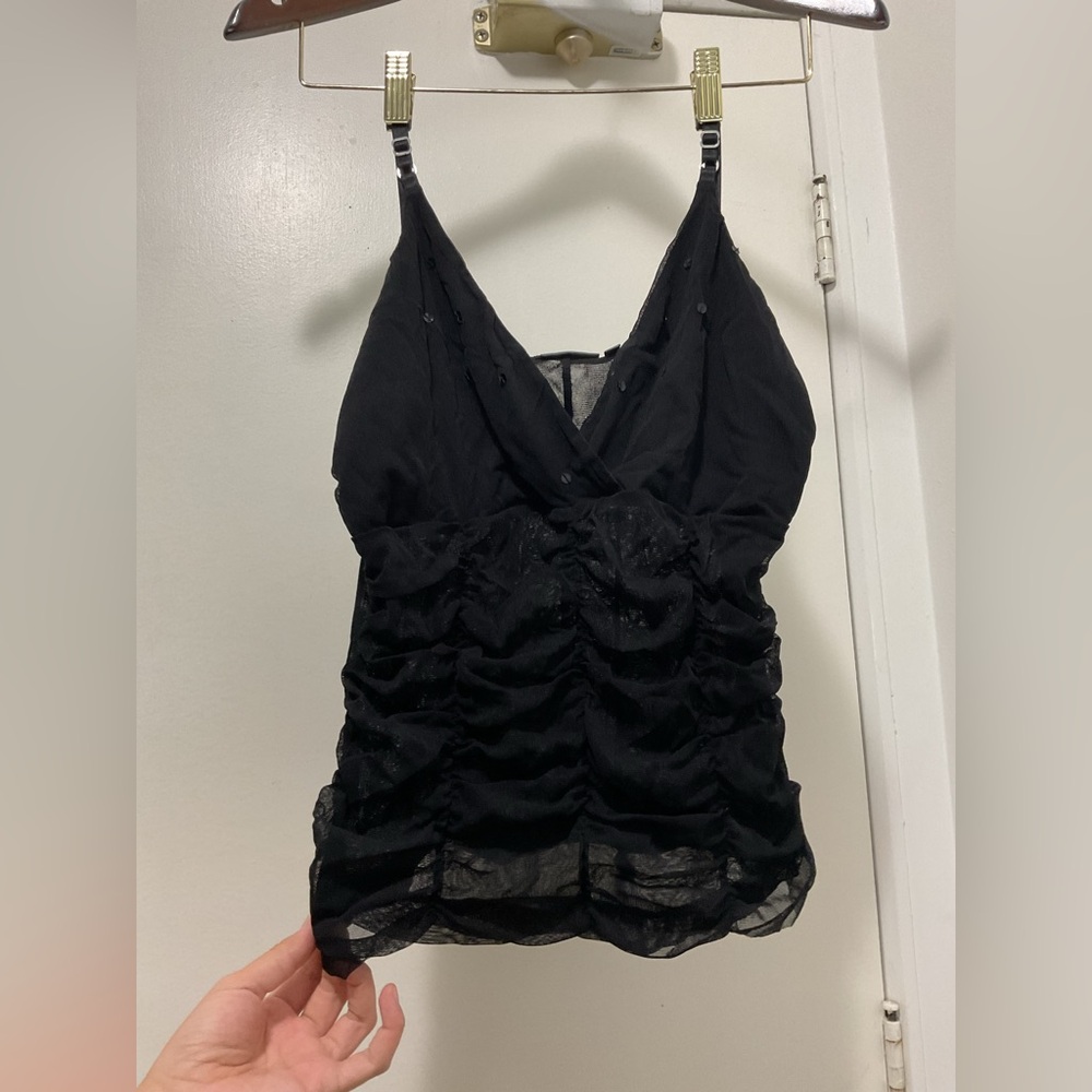 💥Mexx Black Ruched Camisole Top
